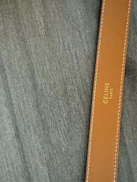 ✨The belt that elevates every outfit. Celine Triomphe in tan.✨ main image 6